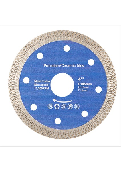 Fayans, Taş Kesme Bıçakları ve Dayanıklı Malzemeler Için Testere Bıçakları 105X22.23MM (Yurt Dışından) indirimleri