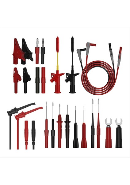 Dijital Elektrik Test Probları Seti ile Multimetre Test Uçları Kiti (Yurt Dışından)