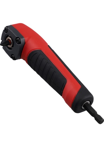 90 Derece Dik Açı Matkap Uzatma Adaptörü 1/4 Inç Manyetik Tornavida Altıgen Matkap Soket Tutucu Anahtar Aracı (Yurt Dışından)