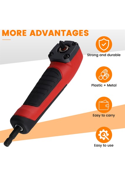 90 Derece Dik Açı Matkap Uzatma Adaptörü 1/4 Inç Manyetik Tornavida Altıgen Matkap Soket Tutucu Anahtar Aracı (Yurt Dışından) fırsatları