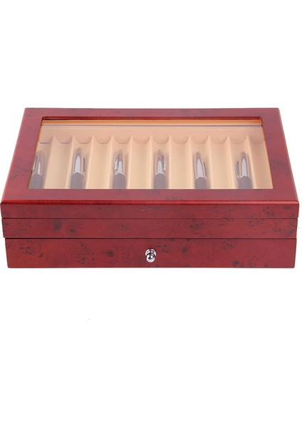 23 Yuvalı Ahşap Kalem Saklama Kutusu Lüks 2 Katmanlı Kalem Sergileme Düzenleyici Şeffaf Pencereli Dolma Kalem Koleksiyon Kutusu 2 (Yurt Dışından) indirimleri