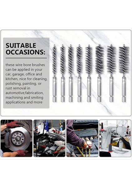 1/4 Inç Altıgen Saplı Çelik Telli Tel Fırça Matkap Ucu Seti (Yurt Dışından) fiyatları