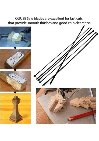 12 Adet 5 Inç Pimli Dekupaj Testeresi Bıçakları Tpı 10/15/18/24 Aletler (Yurt Dışından) indirimleri