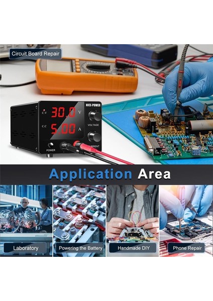 Nıce-Power Dc Güç Kaynağı Değişken, 30V 5A Kodlayıcılı, LED Abd Fişi (Yurt Dışından) fırsatları