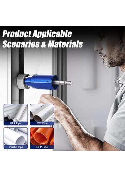 Elektrikli Matkap Manuel Kırık Boru Vana Çıkarma Aleti 1/2,3/4,1 Inç (Yurt Dışından) indirimleri