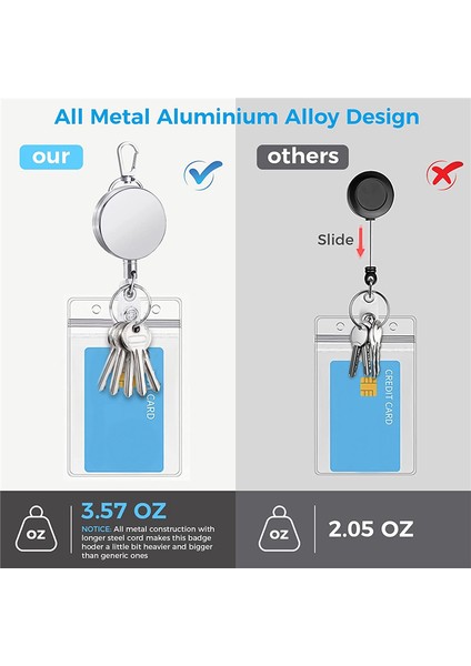 2 Paket 29,5 Inç Rozet Makaraları Hemşire Rozet Makarası Için Geri Çekilebilir Rozet Tutucuları Kimlik Rozeti Tutucuları Geri Çekilebilir Kimlik Tutucuları (Yurt Dışından) fırsatları