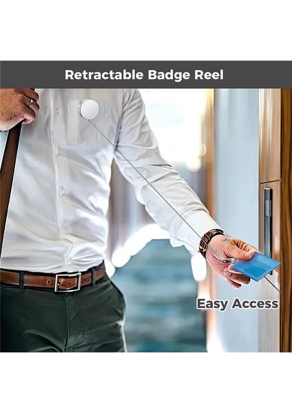 2 Paket 29,5 Inç Rozet Makaraları Hemşire Rozet Makarası Için Geri Çekilebilir Rozet Tutucuları Kimlik Rozeti Tutucuları Geri Çekilebilir Kimlik Tutucuları (Yurt Dışından) indirimleri