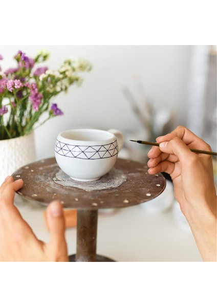 Sanatçılar Için Çeşitli Şekillerde 12 Parçalı Seramik Sır Fırçası Seti - Seramik, Suluboya ve Yün Kıllı Sanat Fırçaları (Yurt Dışından) fiyatları