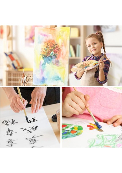 Sanatçılar Için Çeşitli Şekillerde 12 Parçalı Seramik Sır Fırçası Seti - Seramik, Suluboya ve Yün Kıllı Sanat Fırçaları (Yurt Dışından) modelleri