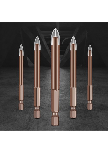 Adet 5 6 8 10 12 mm Titanyum Duvar Matkabı Ucu Altıgen Saplı Üçgen Matkap Ucu 5 Adet 5 6 8 10 12 mm Titanyum Uç (Yurt Dışından) fırsatları