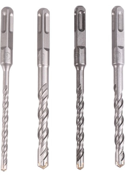 Adet Beton 6-12MM Uçlu Çapraz Kesici Başlıklı Çift Burgu Çekiç Ucu (Yurt Dışından)