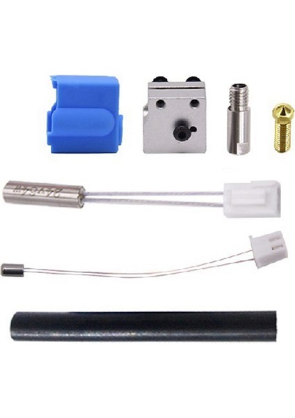 Topçu Sidewinder X1 ve Genius 0,4 mm Nozul NTC100K Termistör Isı Borusu Isıtmalı Blok Için 3D Yazıcı Parçaları (Yurt Dışından)