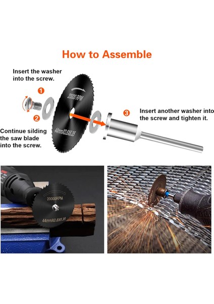 Döner Aletler Için Matkap Testere Bıçakları 12 Parça Manganez Çelik Testere Diski (Yurt Dışından) fiyatları