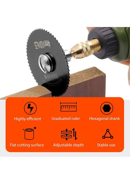 Döner Aletler Için Matkap Testere Bıçakları 12 Parça Manganez Çelik Testere Diski (Yurt Dışından) modelleri