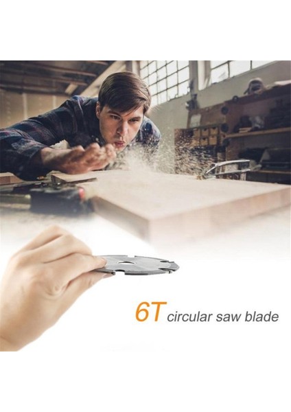 6 Dişli Testere Bıçağı 125 mm Çimentolu Karbür Uçlu Ahşap Kesme Açısı (Yurt Dışından) fiyatları