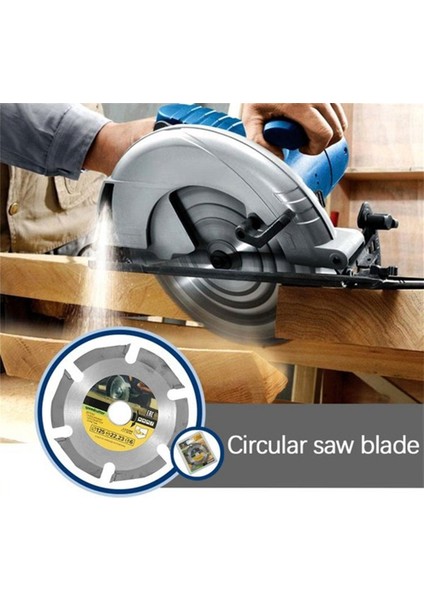 6 Dişli Testere Bıçağı 125 mm Çimentolu Karbür Uçlu Ahşap Kesme Açısı (Yurt Dışından) modelleri