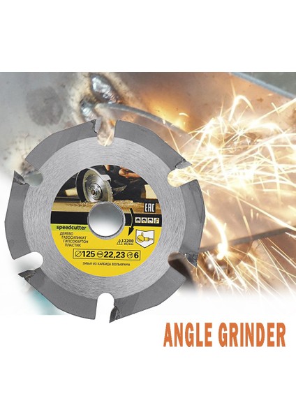 6 Dişli Testere Bıçağı 125 mm Çimentolu Karbür Uçlu Ahşap Kesme Açısı (Yurt Dışından) fırsatları