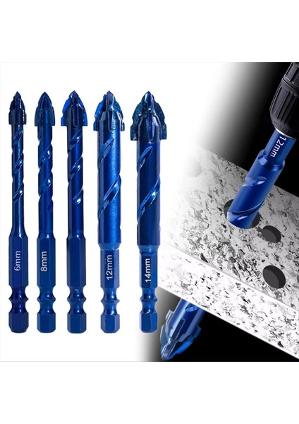 Yüksek Sertlikli Eksantrik Matkap Hassas Delme 6/8/10/12/14MM Cam (Yurt Dışından) fiyatları