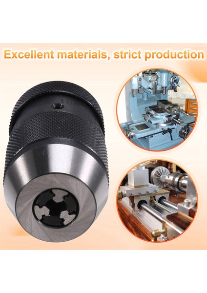 B10-(0,5-6 Mm) Matkap Ucu Otomatik Kendiliğinden Sıkmalı Anahtarsız Adaptör Tutucu Konik Delik Torna Freze Makinesi Delme Aleti (Yurt Dışından) indirimleri