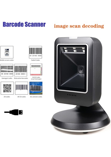 MP6300Y Barkod Tarayıcı Çok Yönlü Masaüstü Otomatik Algılama 1d/2d Kod Veri Matrisi Süpermarket Barkod Okuyucu (Yurt Dışından) modelleri