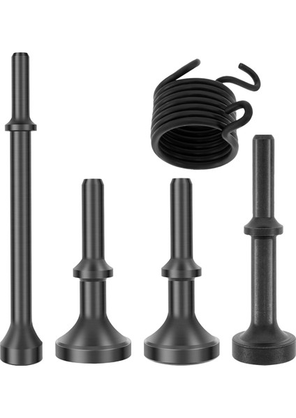 Düzleştirici Hava Çekiç Uçları Seti, 5 Parça Hava Pnömatik Çekiç Alet Seti 150, 190, 250 Hava Çekiçleri Için Yaylı Hava Çekiç (Yurt Dışından)