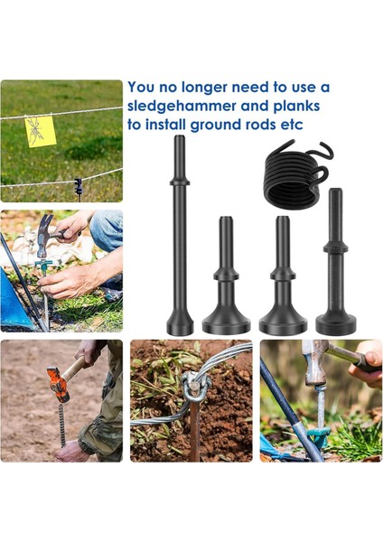 Düzleştirici Hava Çekiç Uçları Seti, 5 Parça Hava Pnömatik Çekiç Alet Seti 150, 190, 250 Hava Çekiçleri Için Yaylı Hava Çekiç (Yurt Dışından) fiyatları