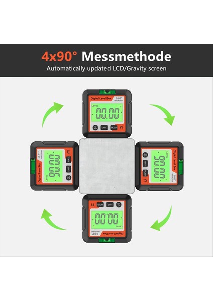 Dijital Açı Ölçer Eğimölçer Seviye Açı Ölçer (Yurt Dışından) modelleri