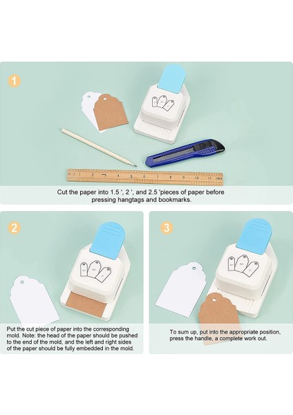 Etiket Delgeç Hediye Etiket Delgeç 3'ü 1 Arada Kağıt El Sanatları Etiket Delgeç Yuvarlak (Yurt Dışından) fırsatları