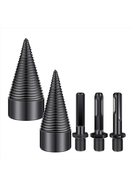 5 Adet Yakacak Odun Parçalayıcı Matkap Ucu, Vida Konileri Yakacak Odun Parçalayıcı (Yurt Dışından)