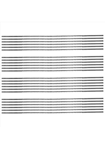 Dekupaj Testeresi Bıçakları Düz Uçlu 5 Inç 24 Adet 12 Tpı Normal Diş (Yurt Dışından)