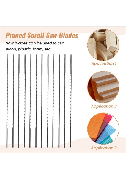 Dekupaj Testeresi Bıçakları Düz Uçlu 5 Inç 24 Adet 12 Tpı Normal Diş (Yurt Dışından) indirimleri