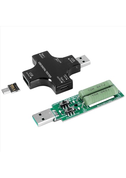 USB C Test Cihazı, 2'si 1 Arada Tip C Multimetre, Voltaj, Akım, Yükleyicili (Yurt Dışından) fiyatları