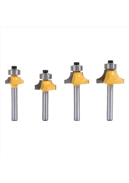 4 Parçalı Freze Ucu Takım Seti, Ahşap Işleme Freze Kesici Için (Yurt Dışından)