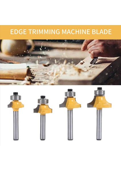 4 Parçalı Freze Ucu Takım Seti, Ahşap Işleme Freze Kesici Için (Yurt Dışından) indirimleri