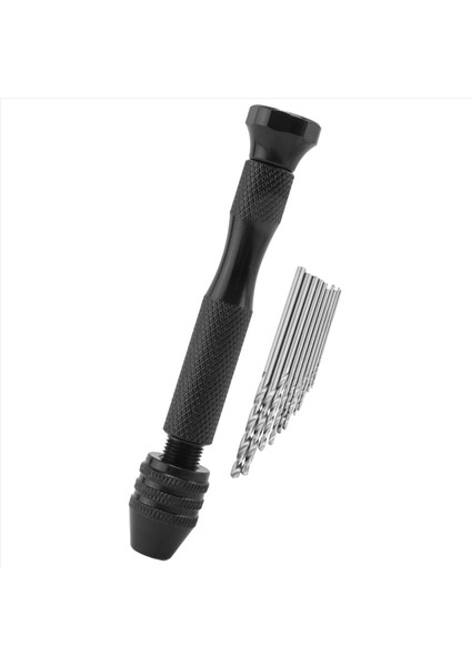 Minyatür Matkap + 10 Adet Anahtarsız Mandrenli Mini Mikro Matkap Ucu Seti (Yurt Dışından) fiyatları