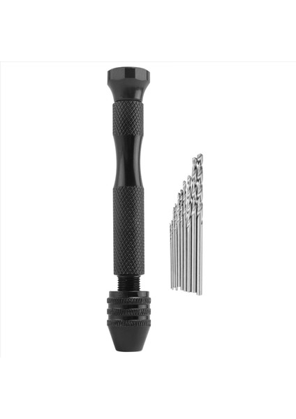 Minyatür Matkap + 10 Adet Anahtarsız Mandrenli Mini Mikro Matkap Ucu Seti (Yurt Dışından) modelleri