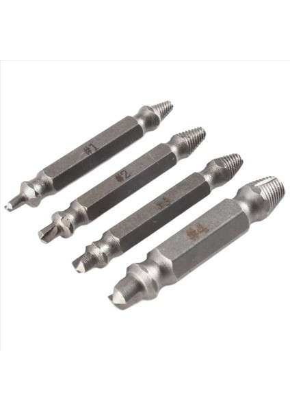 4x Vida Çıkarıcı Matkap Ucu Kılavuz Seti Kırık Cıvata Çıkarıcı Kolay Çıkarma (Yurt Dışından) modelleri
