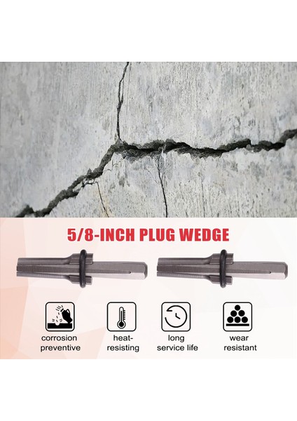 10 Adet Beton Kaya Taş Ayırıcı ve Tüy Takoz Takımı (Yurt Dışından) fırsatları