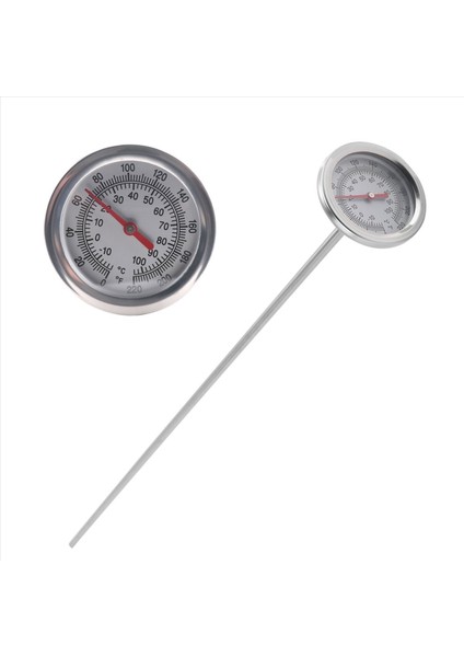 Uzun Saplı Kompost Toprak Termometresi - Hızlı Tepkili Paslanmaz Çelik (Yurt Dışından) fiyatları