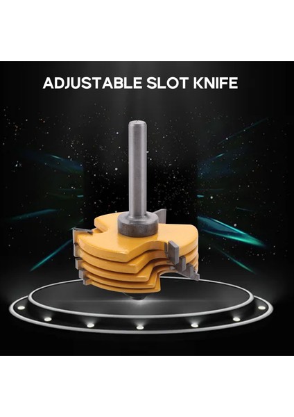 2 Adet Yiv Kesici 3 Kanatlı Freze Ucu 1/2 ve 1/4 Saplı Ağaç Işleme Aleti (Yurt Dışından) fiyatları