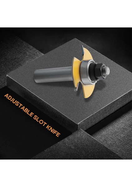 2 Adet Yiv Kesici 3 Kanatlı Freze Ucu 1/2 ve 1/4 Saplı Ağaç Işleme Aleti (Yurt Dışından) fırsatları