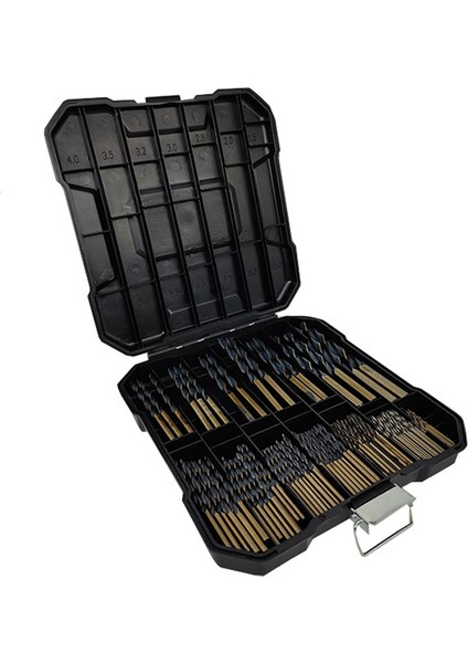 99 Adet Hss Büküm Matkap Ucu 1,5 Mm-10 Mm, Ahşap Metal Işleme Için - Kutulu (Yurt Dışından)