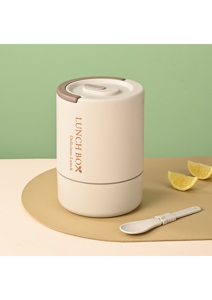 304 Paslanmaz Çelik Öğle Yemeği Kutusu Yuvarlak 3 Katmanlı Taşınabilir Öğle Yemeği Kutusu Yalıtımlı Tencere Öğrenci Ofis Çalışanı Çift Katmanlı (Yurt Dışından)