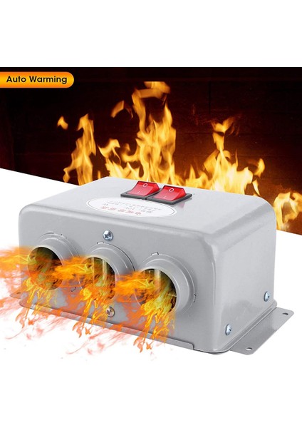 12V 800W Ön Cam Dolandırıcı 3 Delikli Araç Elektrikli Düşmanlık Düşük Gürültü Isıtıcısı Hızlı 2 (Yurt Dışından) fiyatları