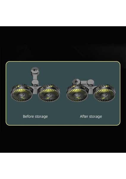 12-24V USB Araba Fan Taşınabilir Arabalar Elektrikli Fan Ev Ofisi 360 Derece Dönebilir Çift Kafa 3 Hızlı Koltuk Fanı (Yurt Dışından) fırsatları