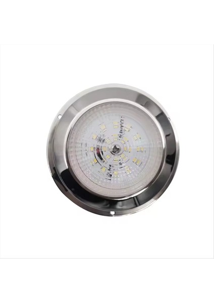 3 Inç LED Paslanmaz Çelik Kabin Işık Tavan Işık Düğmesi Dairesel Işık Yat Deniz Aksesuarları (Yurt Dışından)