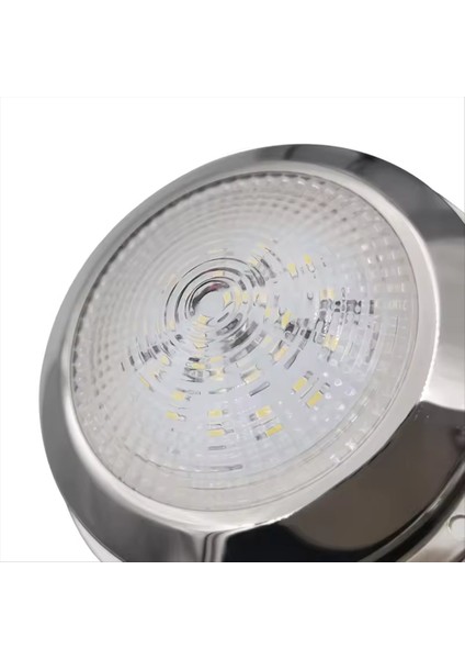 3 Inç LED Paslanmaz Çelik Kabin Işık Tavan Işık Düğmesi Dairesel Işık Yat Deniz Aksesuarları (Yurt Dışından) modelleri