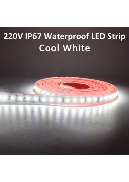 220 V IP68 Su Geçirmez 120 Leds/m LED Şerit Işık Smd 2835 Esnek Şerit Bant Lambası Kapalı Anahtarı Ab Tak Dış Mekan Için 7 M A (Yurt Dışından) indirimleri