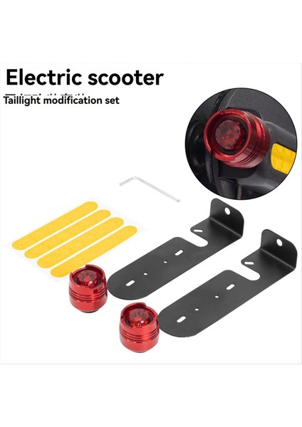 Güvenlik Uyarı Işıkları LED Ninebot Maks Max G30 G30D Elektrikli Scooter Bisiklet Tail Lamba Parçaları (Yurt Dışından) modelleri