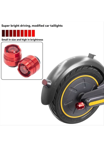 Güvenlik Uyarı Işıkları LED Ninebot Maks Max G30 G30D Elektrikli Scooter Bisiklet Tail Lamba Parçaları (Yurt Dışından) fırsatları